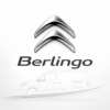 Citroën Berlingo chrome badge logo for vehicle signwriting