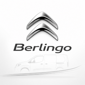 Citroën Berlingo chrome badge logo for vehicle signwriting