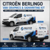Citroen Berlingo van graphics and signwriting for SWB and LWB models
