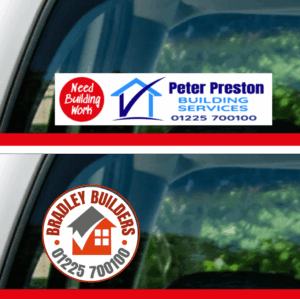 Back Window Stickers & Decals -  Packs of 20