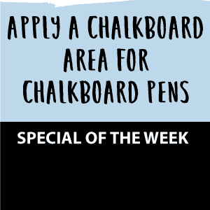 Apply Chalkboard Area to Guest Flavour Box