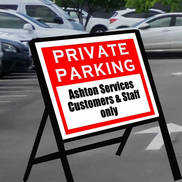 Parking Stanchions > The SignBuilder