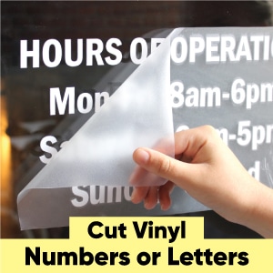 Vinyl Lettering