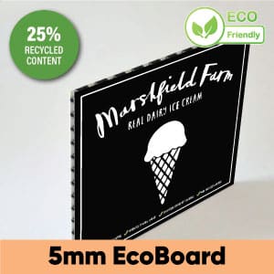 5mm EcoBoard Branding Panels - Custom Size