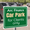 Business Sign for Parking