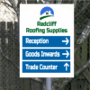 Business Directional Sign