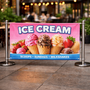 Replacement Banners for Cafe Barriers