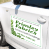 magnetic car sign on car door showing company name, logo and contact details