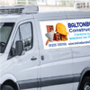 magnetic van sign on the side of a van showing company name, image and contact details
