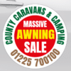 magnetic Van signs on a Van promoting a current offer or opportunity