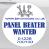 magnetic Van signs on a Van showing staff wanted message and contact details