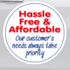 magnetic Van signs on a Van promoting the van owners skills & services