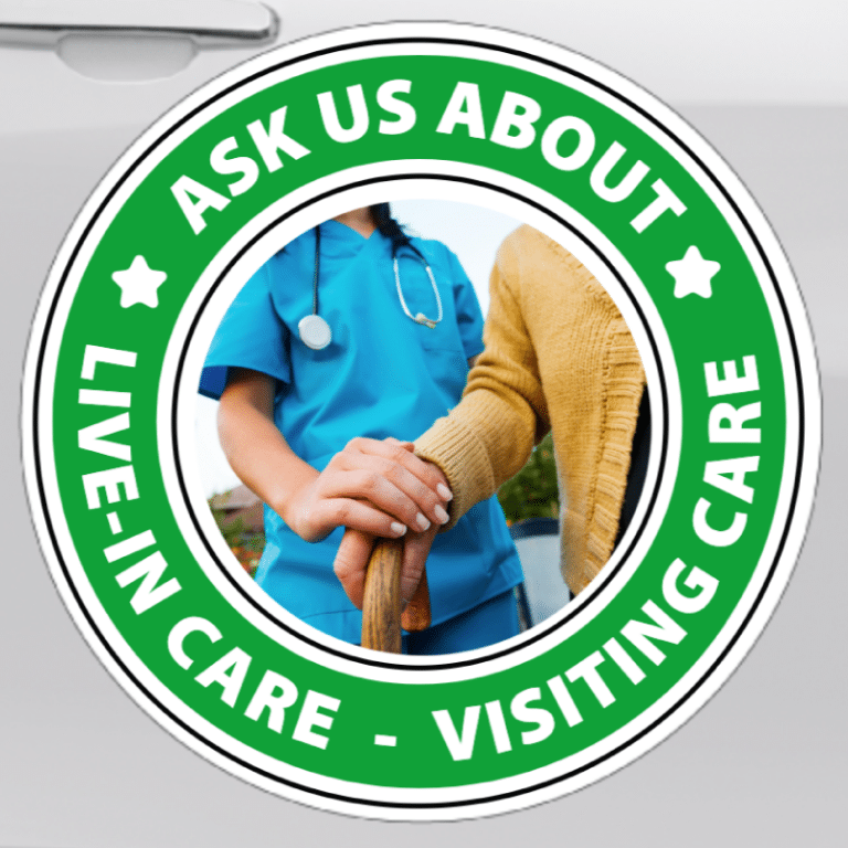 magnetic Van signs on a Van promoting the van owners skills & services