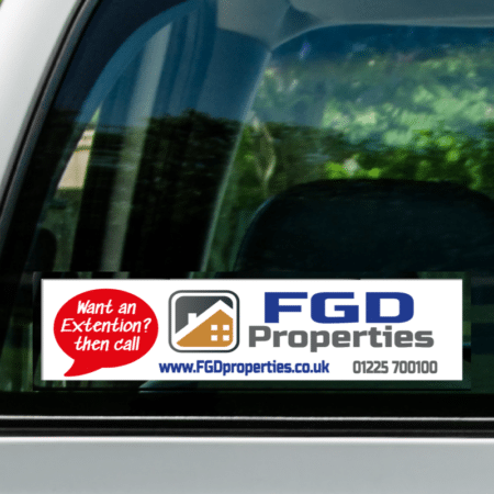 Back Window Stickers - Packs of 20