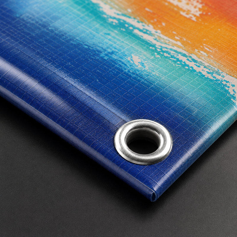 Reinforced 450gsm ripstop PVC banner material