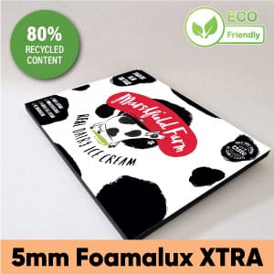 5mm Foamalux XTRA Branding Panels - Custom Size