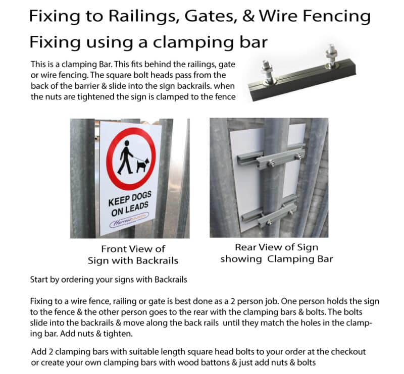 How to fit to Railings, Gates & Wire Fencing