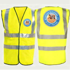 Hi-Vis Vests - with Circle Decal Print