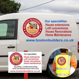 Van Graphics with Circle Decals
