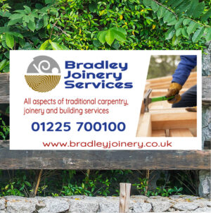 Site signs for Carpentry & Joinery