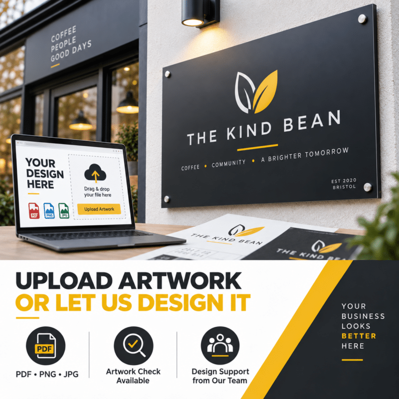 Upload your own artwork