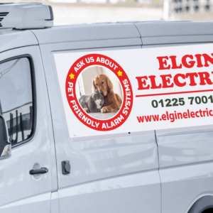 Van & Car Stickers - with Circular Option