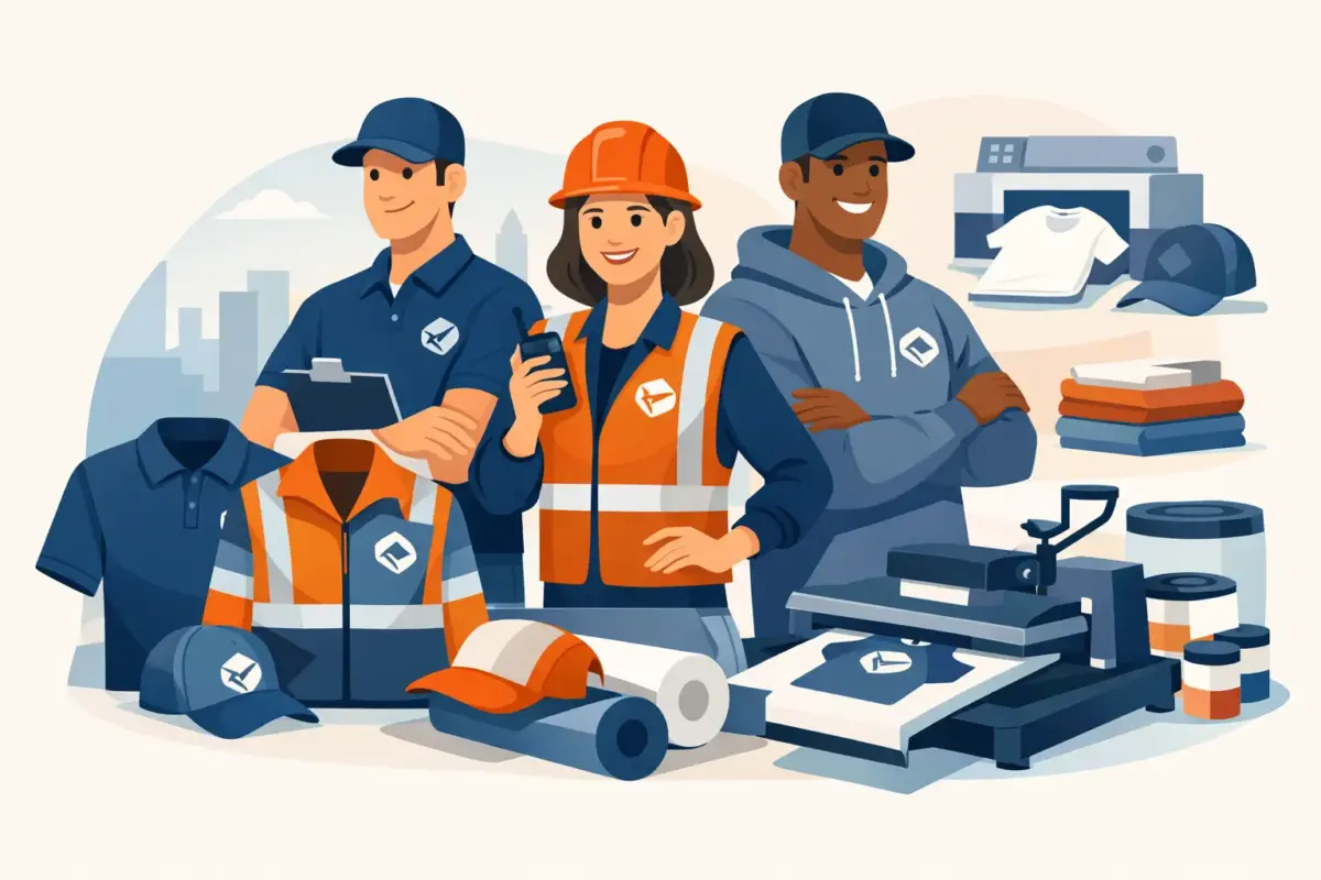 Branded Workwear Printing That Works Hard