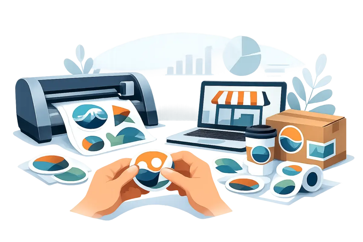 Custom Vinyl Stickers for Business Use