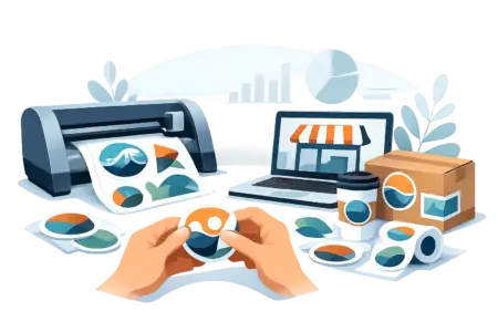 Custom Vinyl Stickers for Business Use