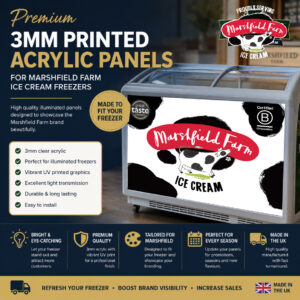 Acrylic Freezer Fronts