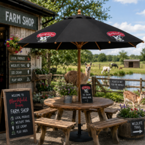 Marshfield Branded Parasols