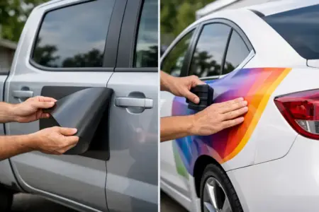 Magnetic Signs Versus Adhesive Graphics for Vehicles