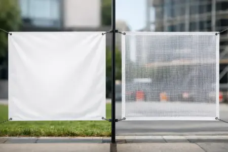 Printed Banners vs Mesh Banners Compared