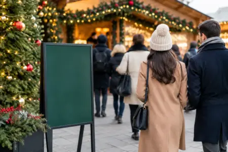 Christmas Events Signs for Safer, Busier Venues