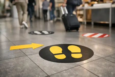 Floor Stickers That Work Hard in Busy Spaces