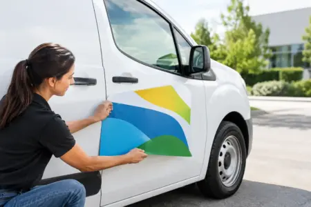 Vehicle Door Magnets for Flexible Branding