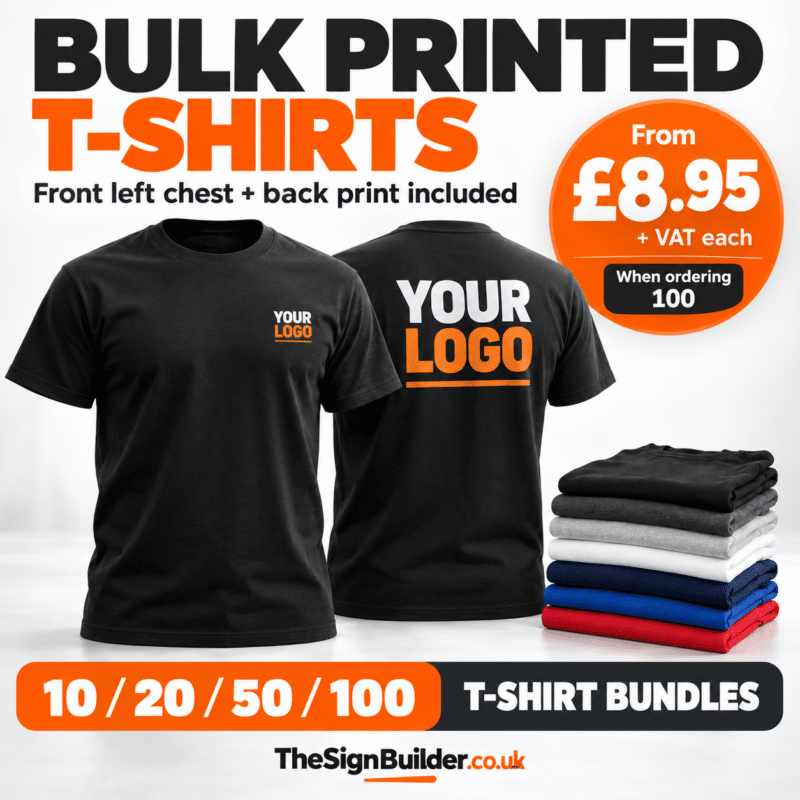 Bulk custom printed T shirt bundles 1