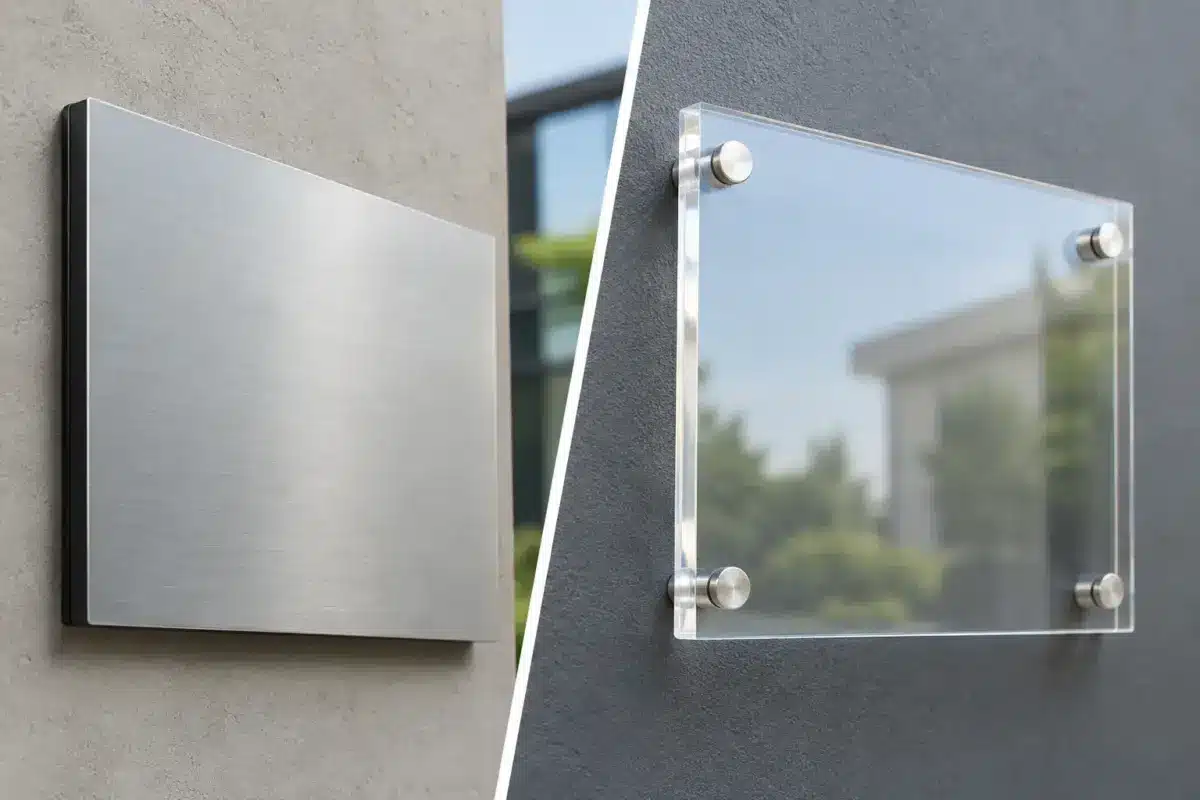 Aluminium Composite Versus Acrylic Signs