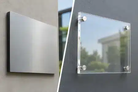 Aluminium Composite Versus Acrylic Signs